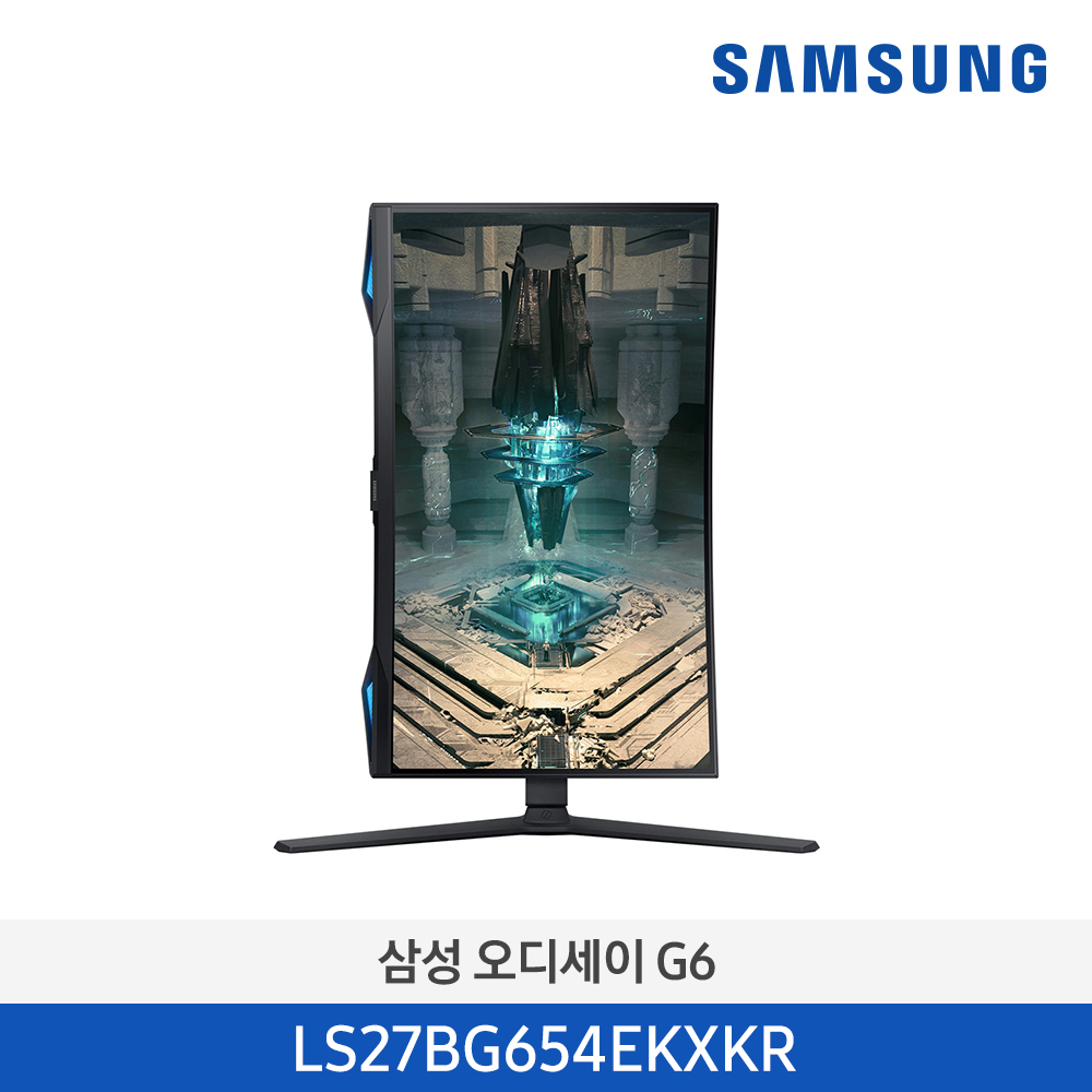 삼성 오디세이 G6 게이밍 모니터 68.4cm(QHD, 커브드) LS27BG654EKXKR