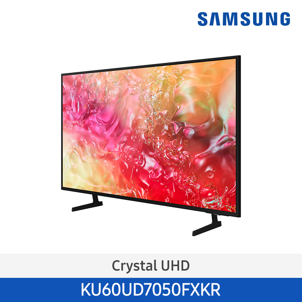 24년 NEW 삼성 Crystal UHD 4K Smart TV 152cm KU60UD7050FXKR
