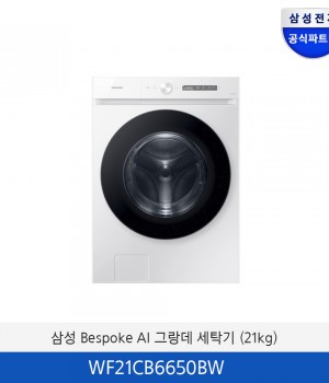 삼성 BESPOKE 그랑데 AI 세탁기(21kg) WF21CB6650BW