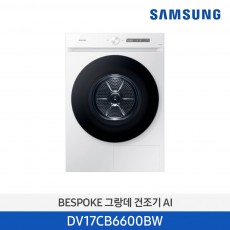 삼성 BESPOKE 그랑데 AI 건조기 17kg  DV17CB6600BW