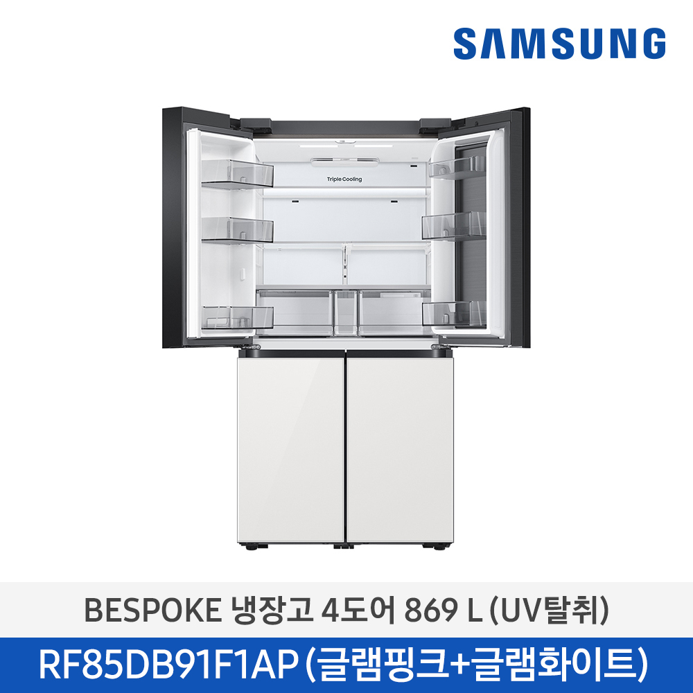 삼성 비스포크 4도어 냉장고 RF85DB91F1AP25