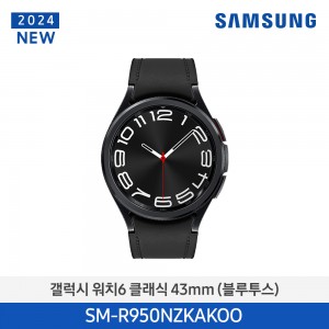 워치6 클래식 43mm 블랙 SM-R950NZKAKOO
