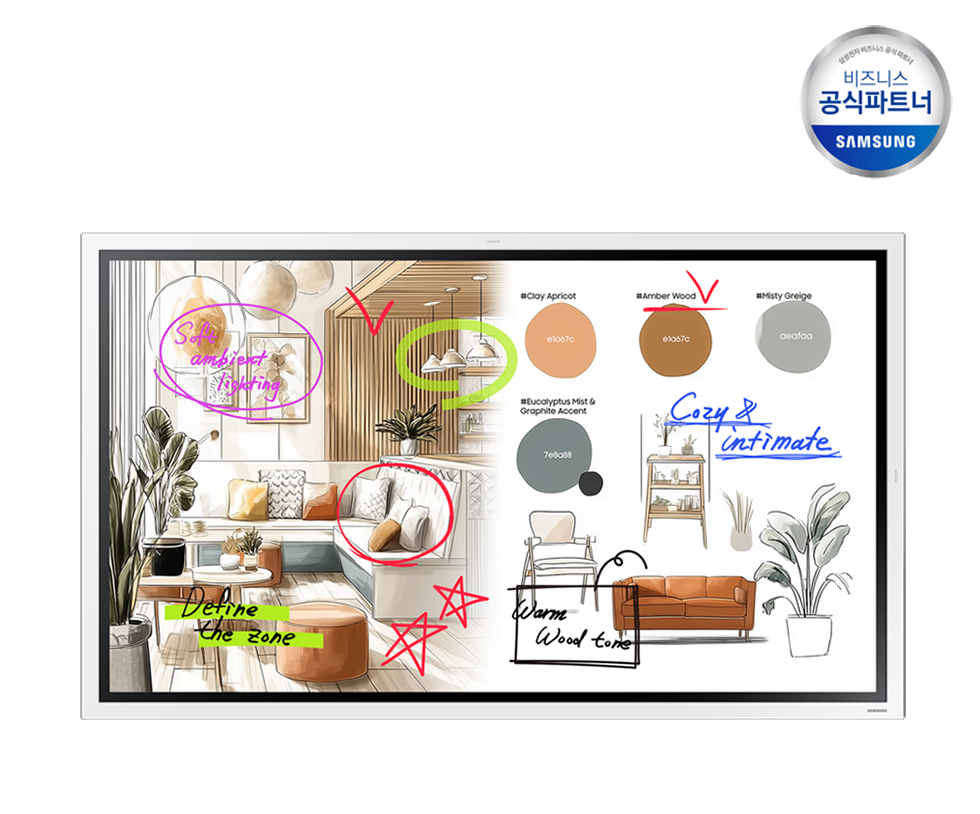 삼성 플립프로 전자칠판 65인치 / LH65WMFWBGCXKR