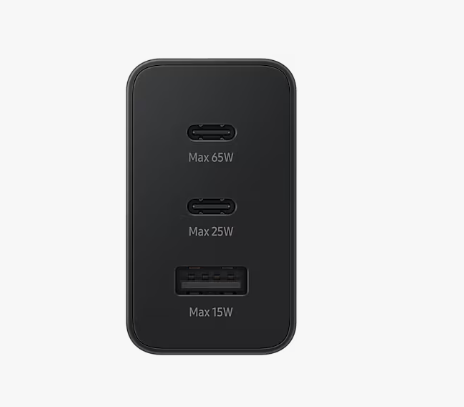 삼성 65W 트리오 포트 충전기(케이블 미포함) 블랙 EP-T6530NBKGKR