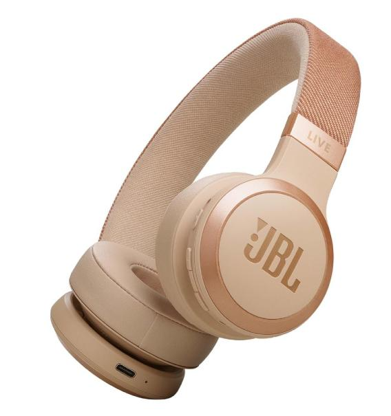 JBL LIVE 670NC 무선 온이어 헤드폰 JBLLIVE670NCWHT
