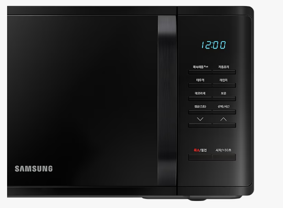 삼성 세라믹 전자레인지 23L 블랙  MS23C3513AK