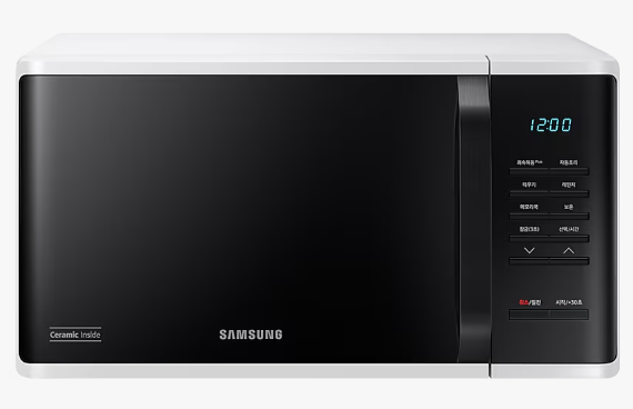 삼성 세라믹 전자레인지 23L 블랙  MS23C3513AK