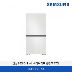삼성 BESPOKE AI 하이브리드 4도어 875L RM80F91L1A