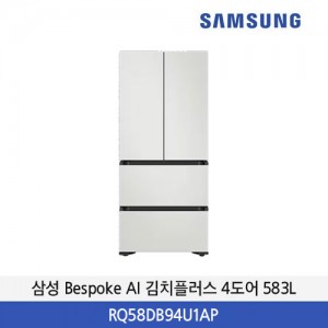 삼성 Bespoke AI 김치플러스 4도어 583L (AI 정온 모드) RQ58DB94U1AP
