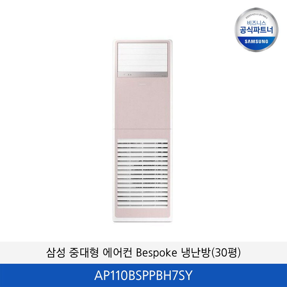 삼성 중대형 에어컨 Bespoke 냉난방 (30평) 단상 AP110BSPPBH7SY